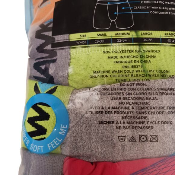 4 Pack TONY HAWK Boxer Briefs Sz XL Performance Stretch CONTURE POUCH Multicolor - Picture 14 of 16